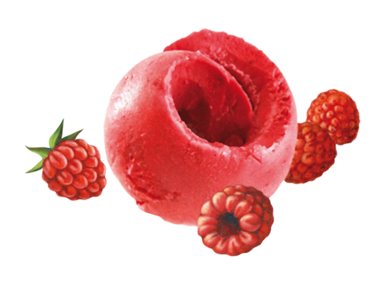 Hallonsorbet Ekologisk