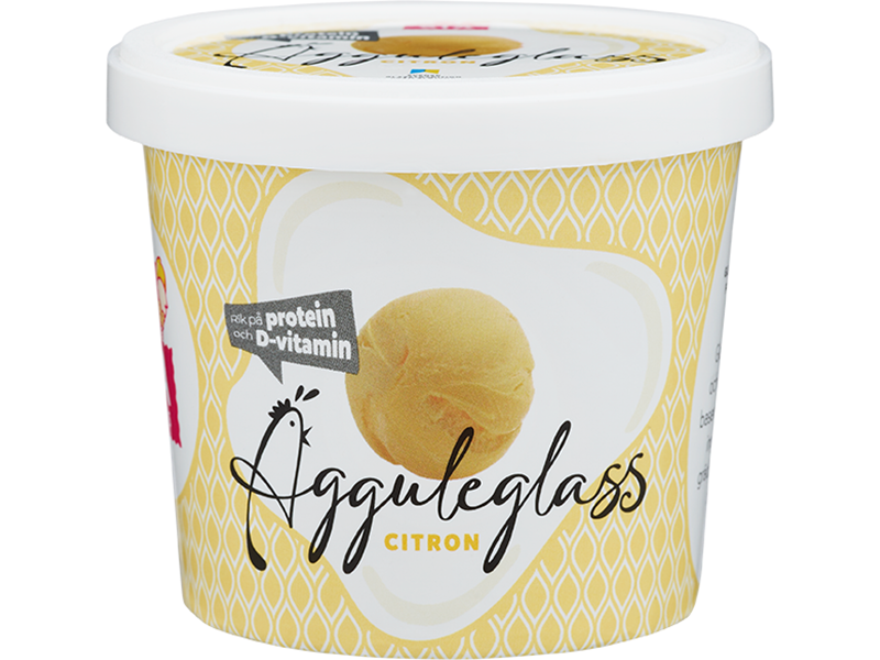 Ägguleglass Citron