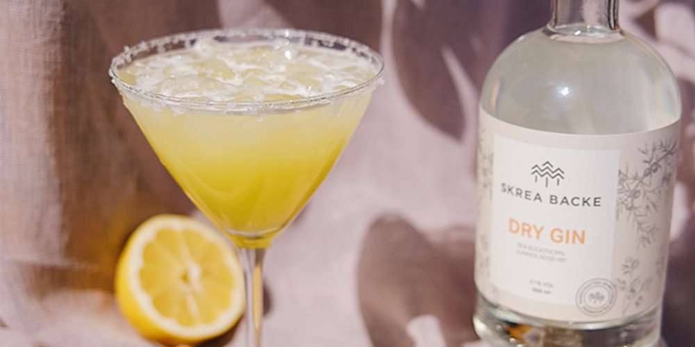 Sorbetdrink summer sour med citron