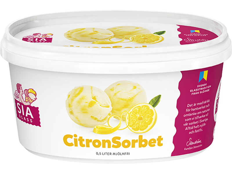 Citronsorbet