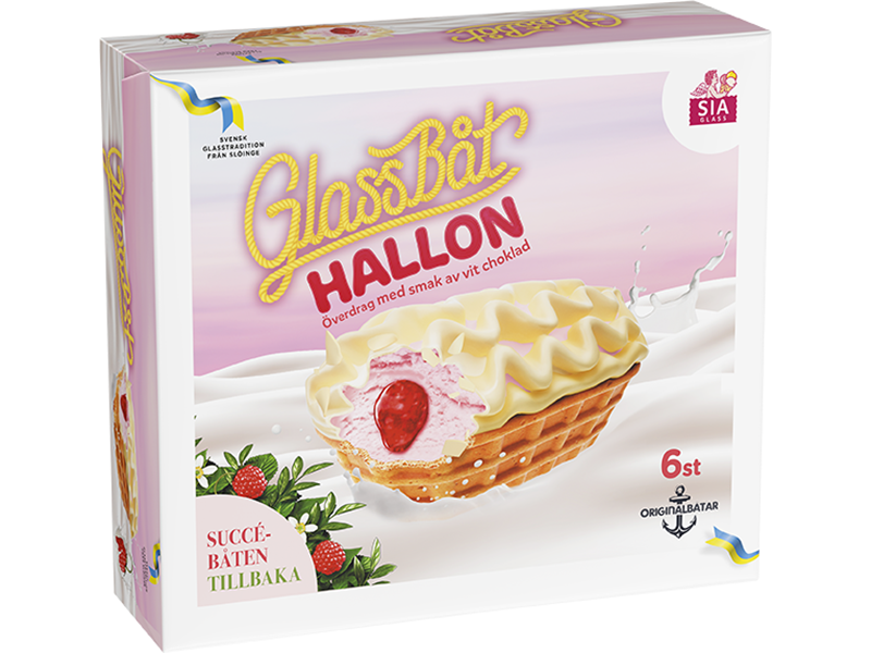 Glassbåt Hallon